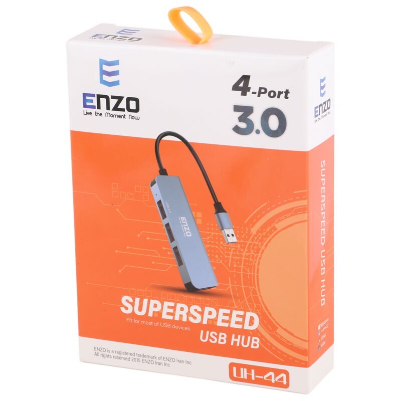 هاب 4 پورت USB 3.0 انزو UH-44 - 5