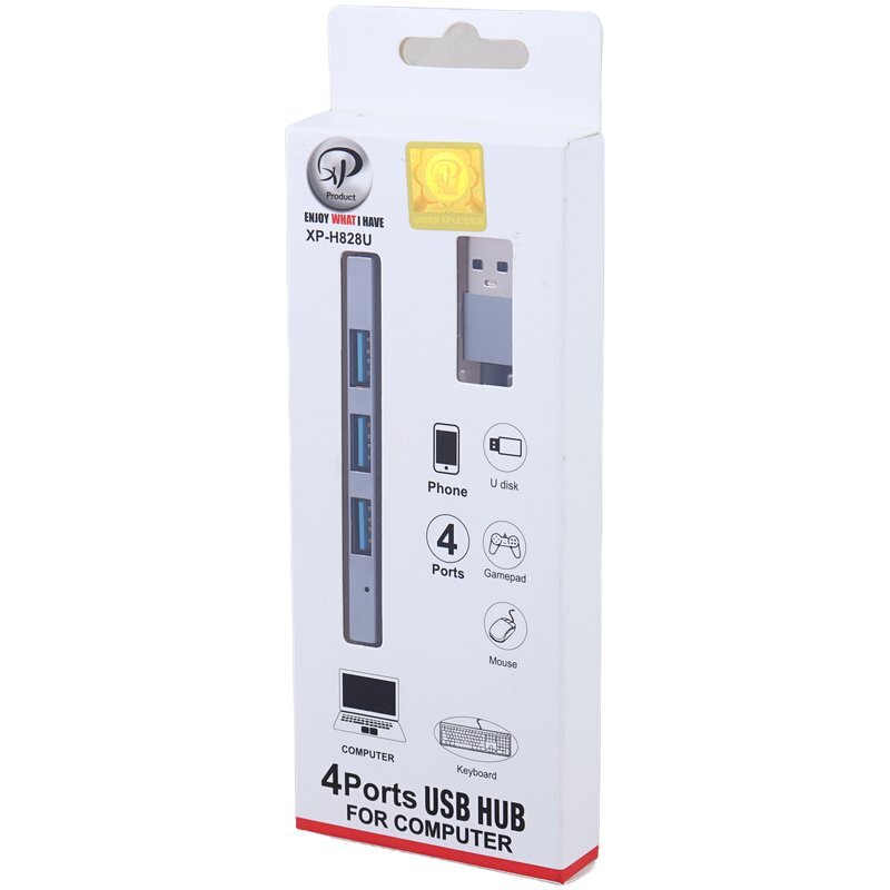 هاب 4 پورت USB 3.0 ایکس پی پروداکت XP-H828U - 8