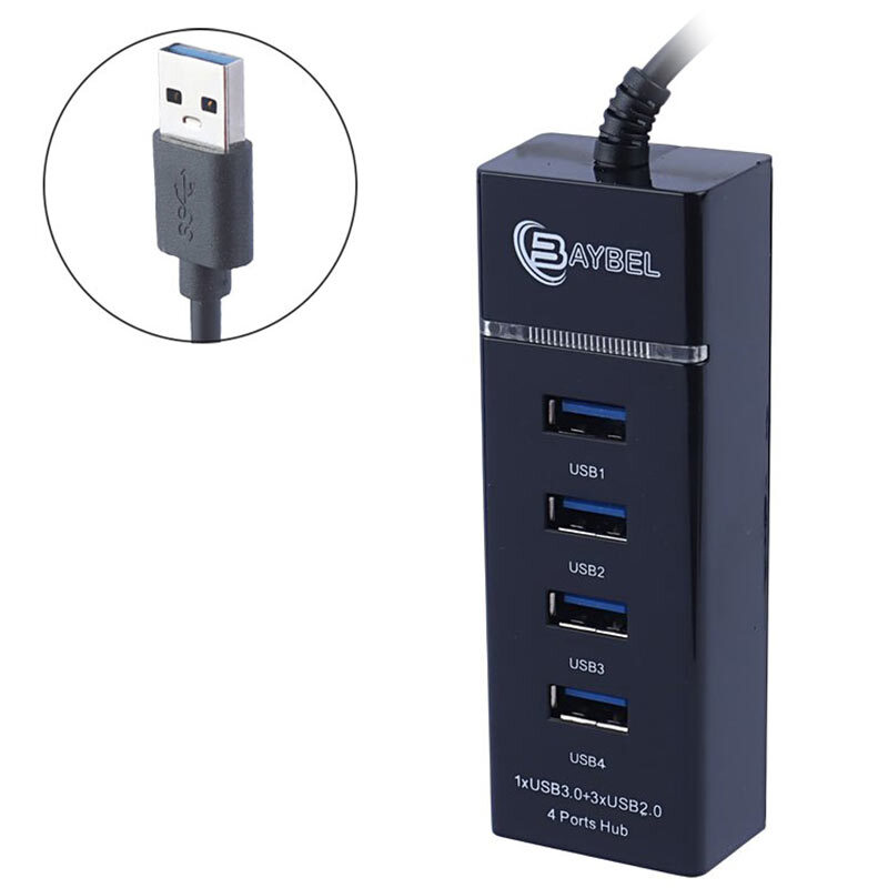 هاب 4 پورت USB 3.0 بایبل H-92 - 2