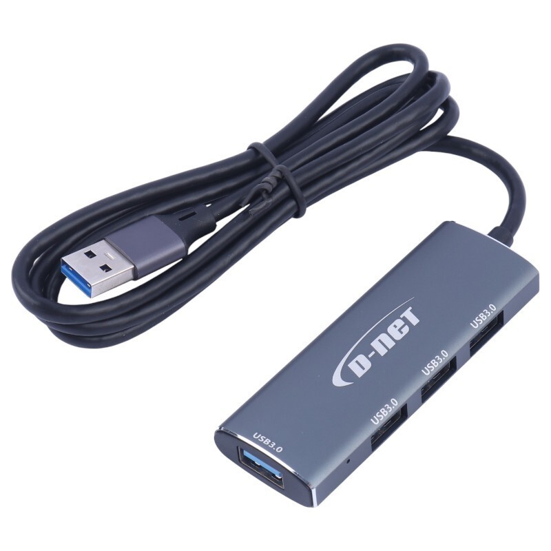 هاب 4 پورت USB 3.0 دی نت DT-430 طول 1.2 متر - 2