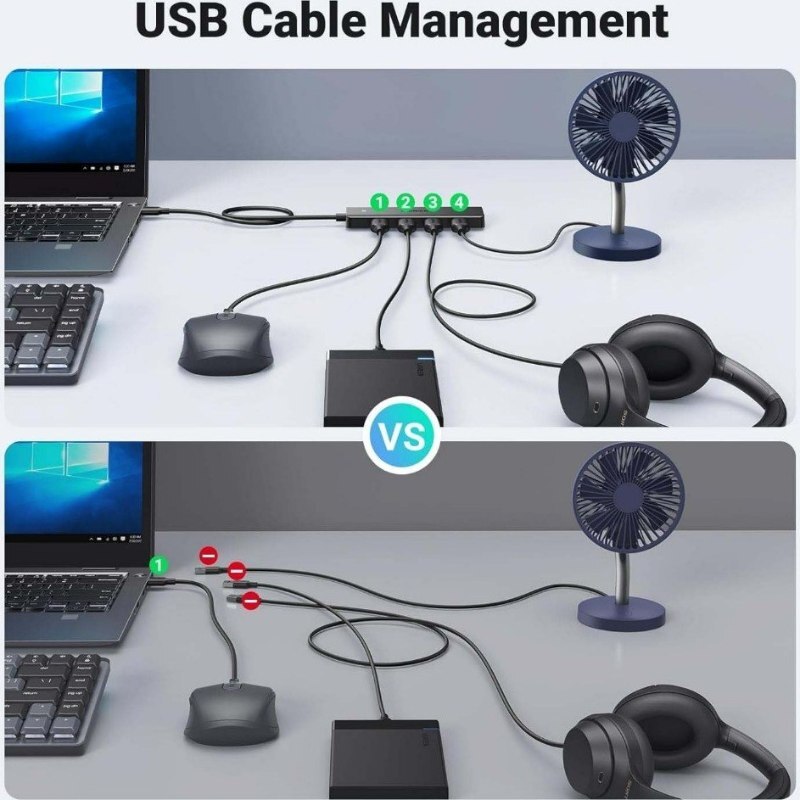 هاب 4 پورت USB 3.0 یوگرین CM219-25946 - 6