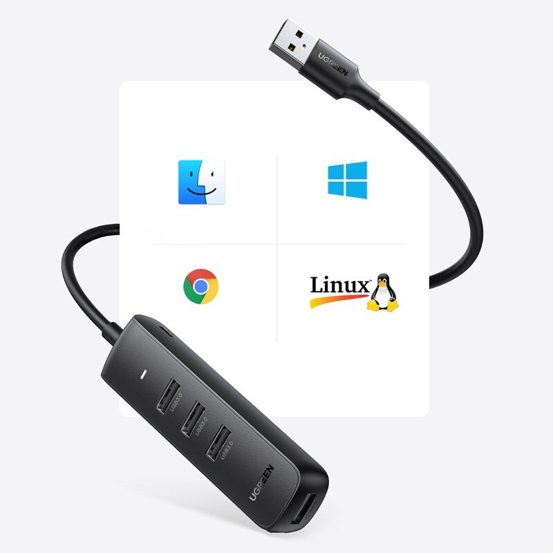 هاب 4 پورت USB 3.0 یوگرین CM416-80657 - 5