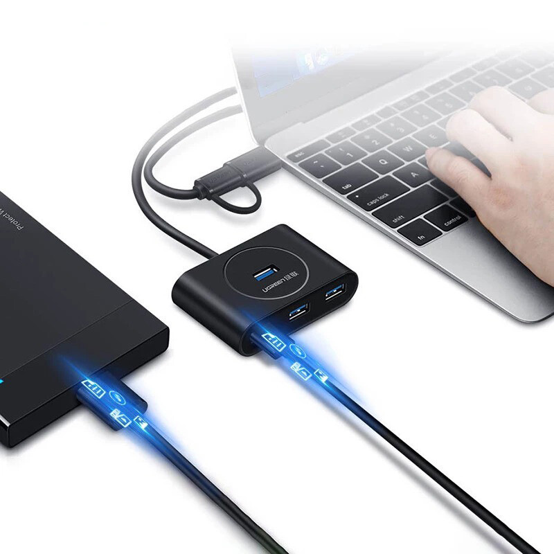 هاب 4 پورت USB 3.0 یوگرین CR113-20291 - 5