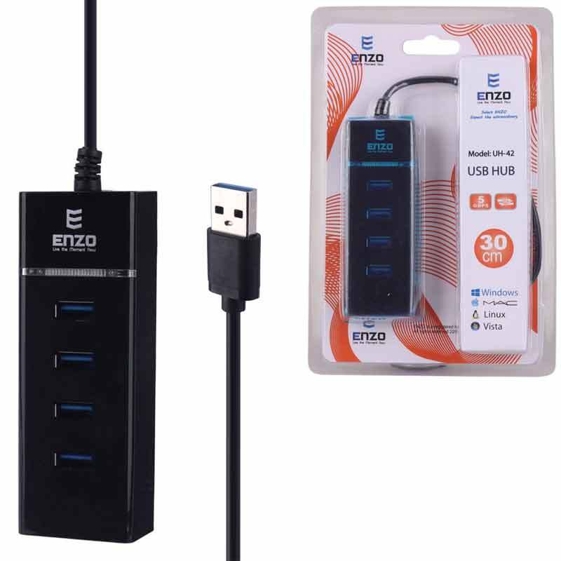 هاب 4 پورت USB انزو UH-42