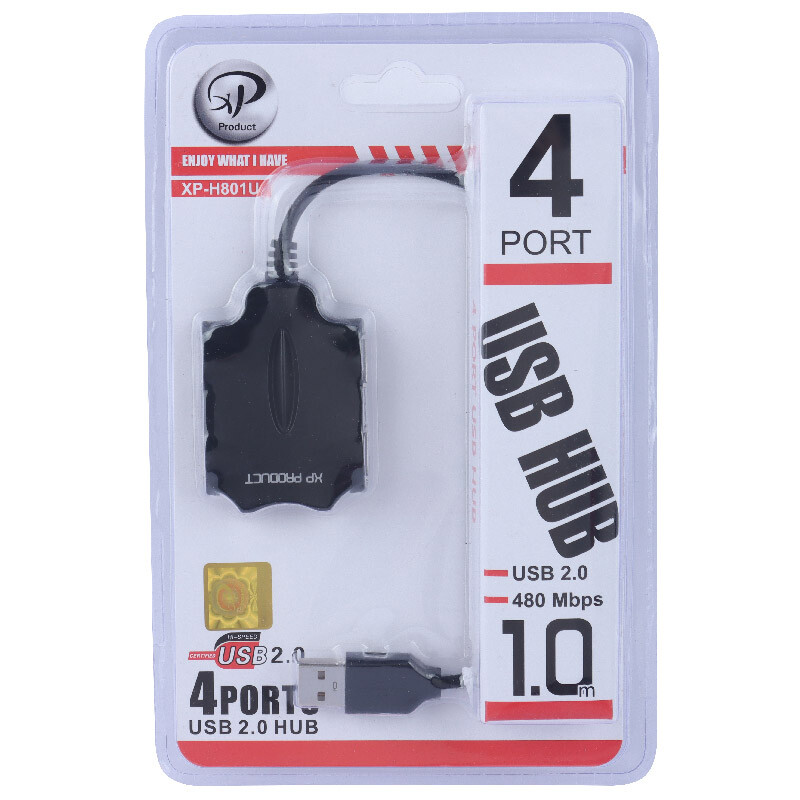 هاب 4 پورت USB ایکس پی پروداکت H-801U - 5