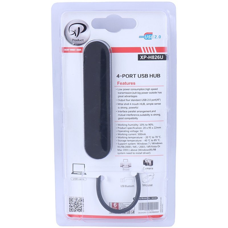 هاب 4 پورت USB ایکس پی پروداکت XP-H826U - 7