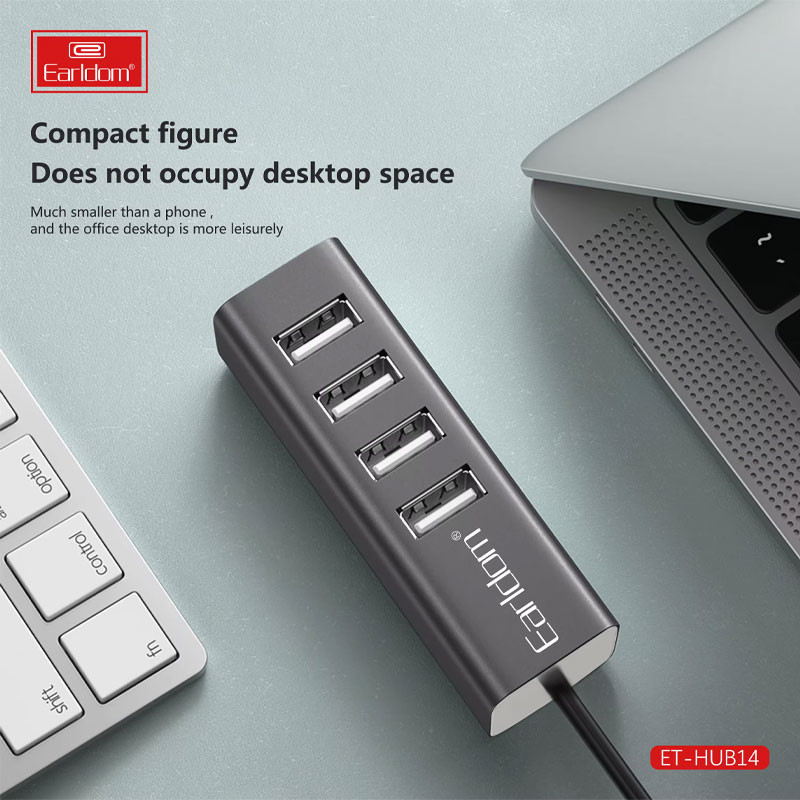 هاب 4 پورت USB2.0 ارلدام ET-HUB14 - 8