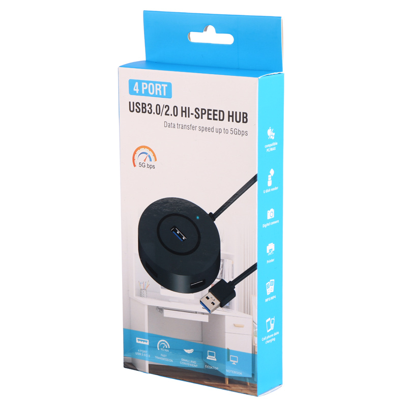 هاب 4 پورت USB3.0 های اسپید کد 1 - 8