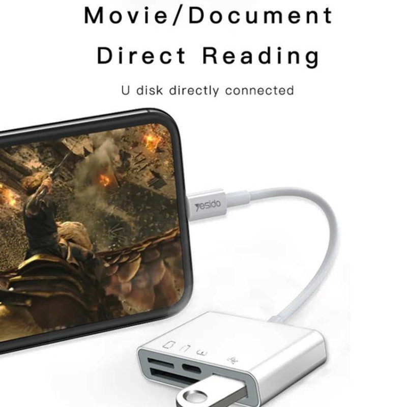 هاب 5 پورت Lightning یسیدو GS12 - 6