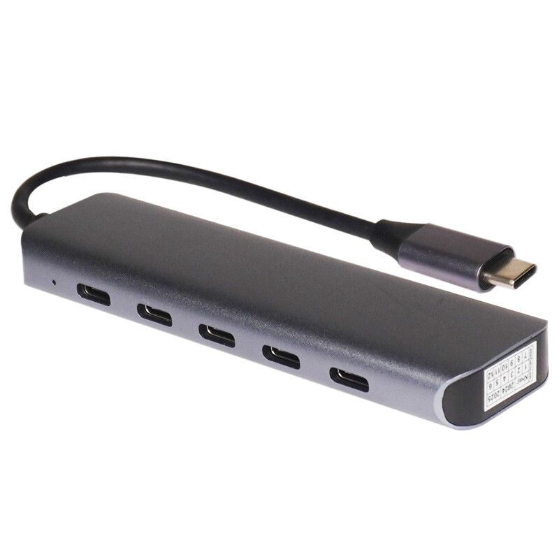 هاب 5 پورت Type-C کی نت K-HC322 - 4
