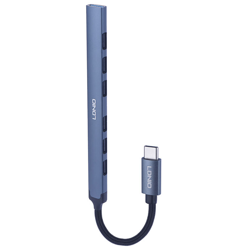 هاب 7 پورت Type-C الدینیو DS-97C - 3