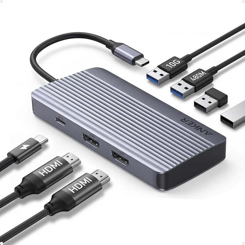 هاب 7 پورت Type-C انکر A8374AA1 - 3
