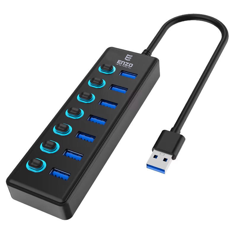 هاب 7 پورت USB 3.0 انزو UH-70A - 4