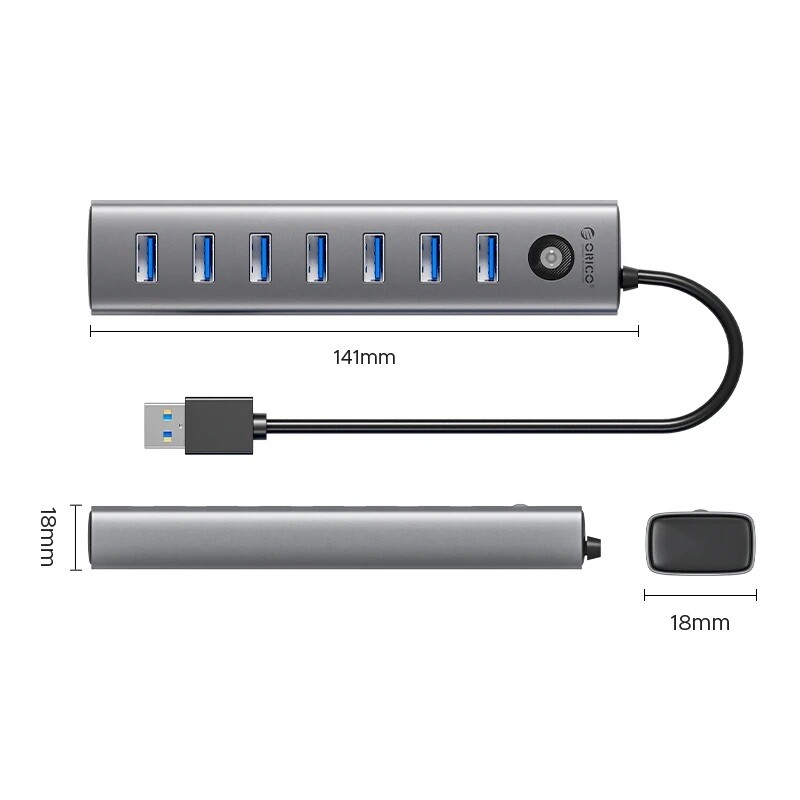 هاب 7 پورت USB 3.0 اوریکو CL7U-U3 - 2