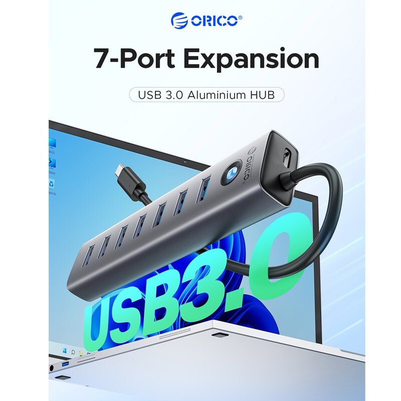 هاب 7 پورت USB 3.0 اوریکو CL7U-U3 - 3