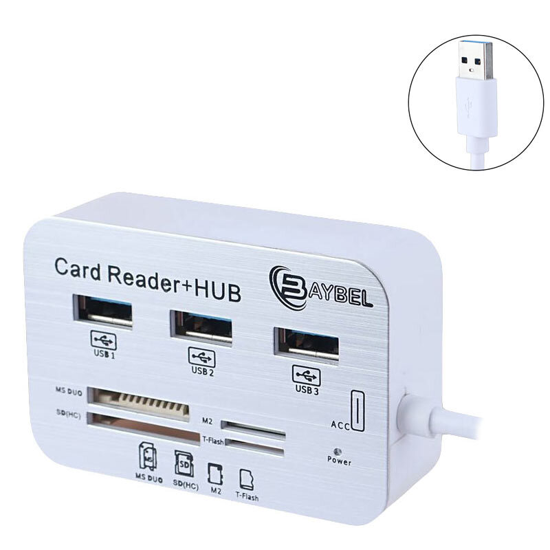 هاب 7 پورت USB 3.0 بایبل H-97 - 2