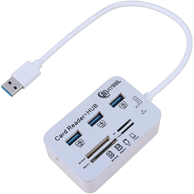 هاب 7 پورت USB 3.0 بایبل H-97 - 5