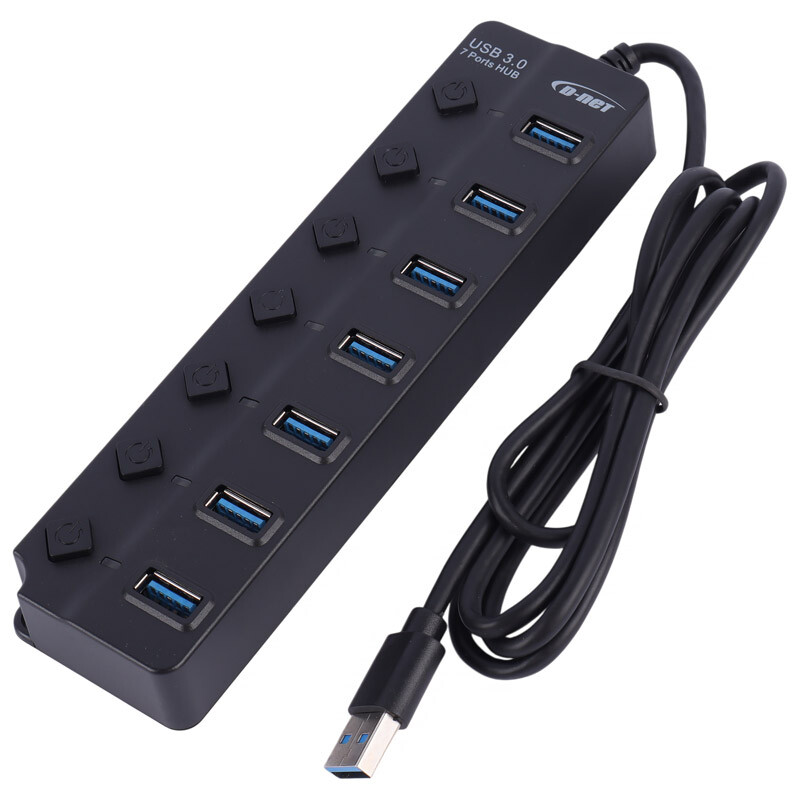 هاب 7 پورت USB 3.0 دی نت DT-480 - 3