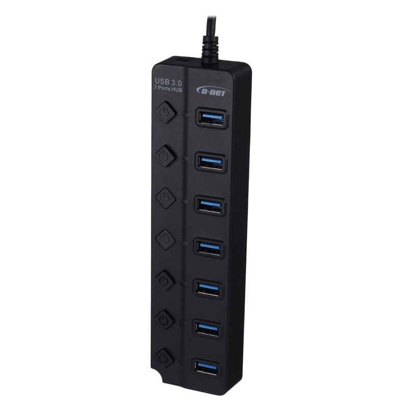 هاب 7 پورت USB 3.0 دی نت DT-480 - 5