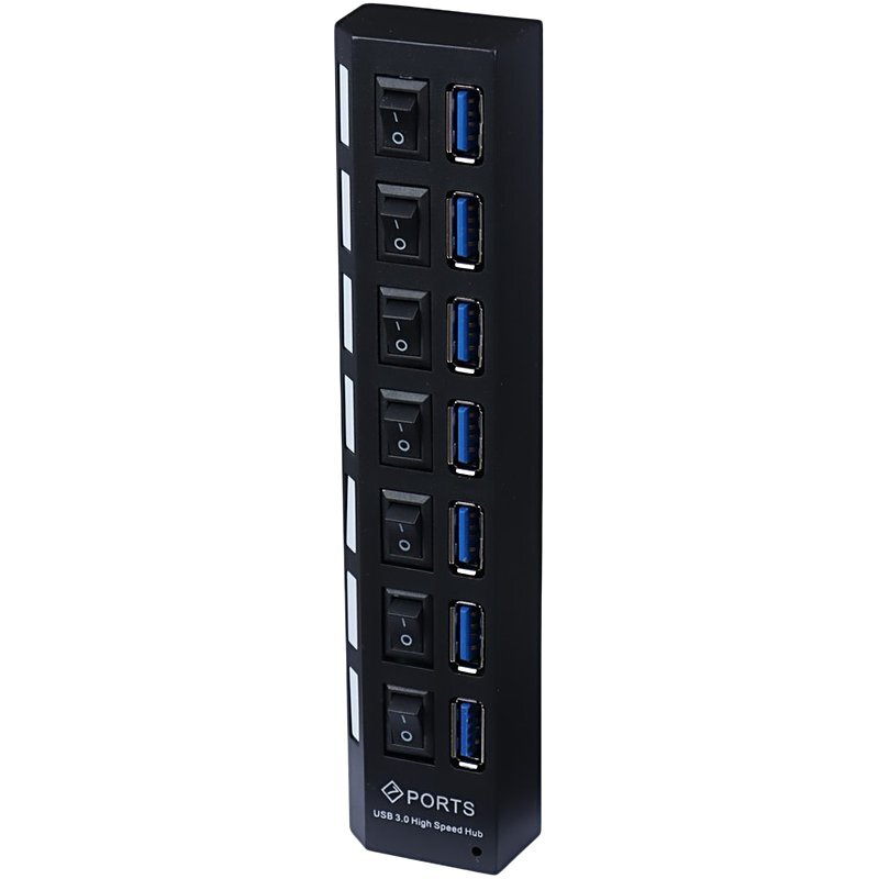 هاب 7 پورت USB 3.0 گریت