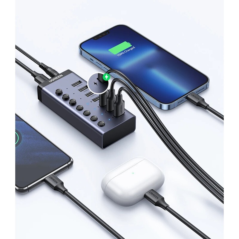 هاب 7 پورت USB3.0 یوگرین CM481-90307 - 4