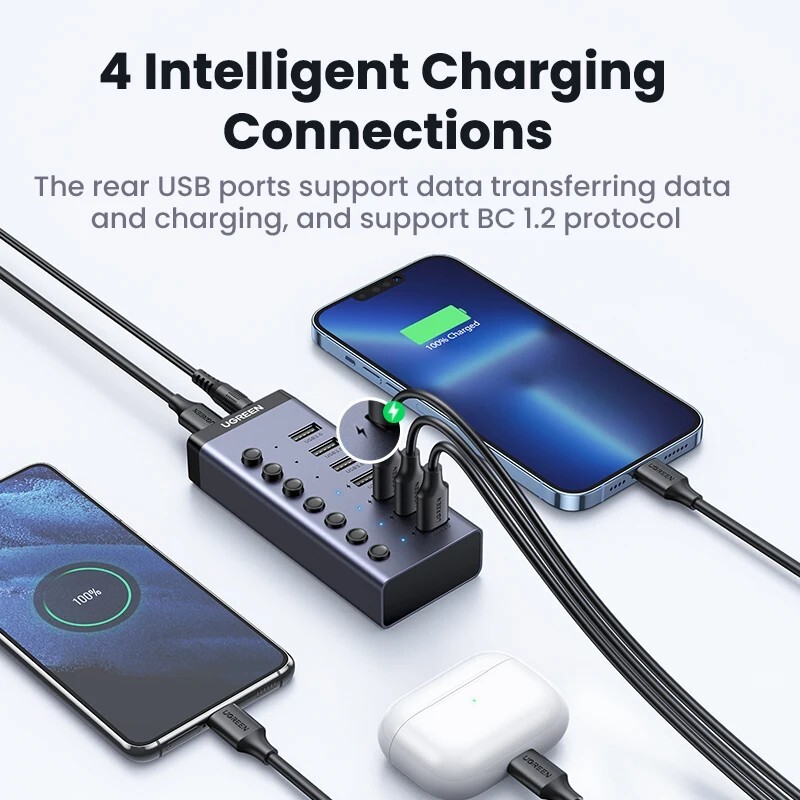 هاب 7 پورت USB3.0 یوگرین CM481-90307 - 8