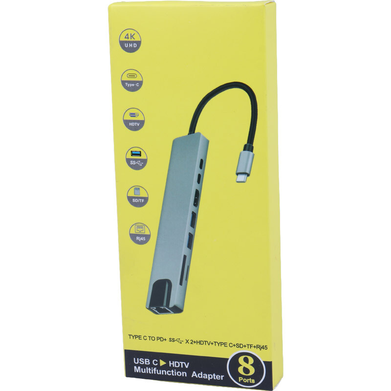 هاب 8 پورت Type-C کد 1 - 6