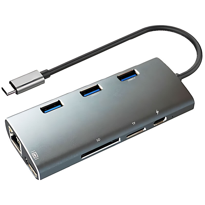 هاب 8 پورت Type-C کی نت K-S8 - 4