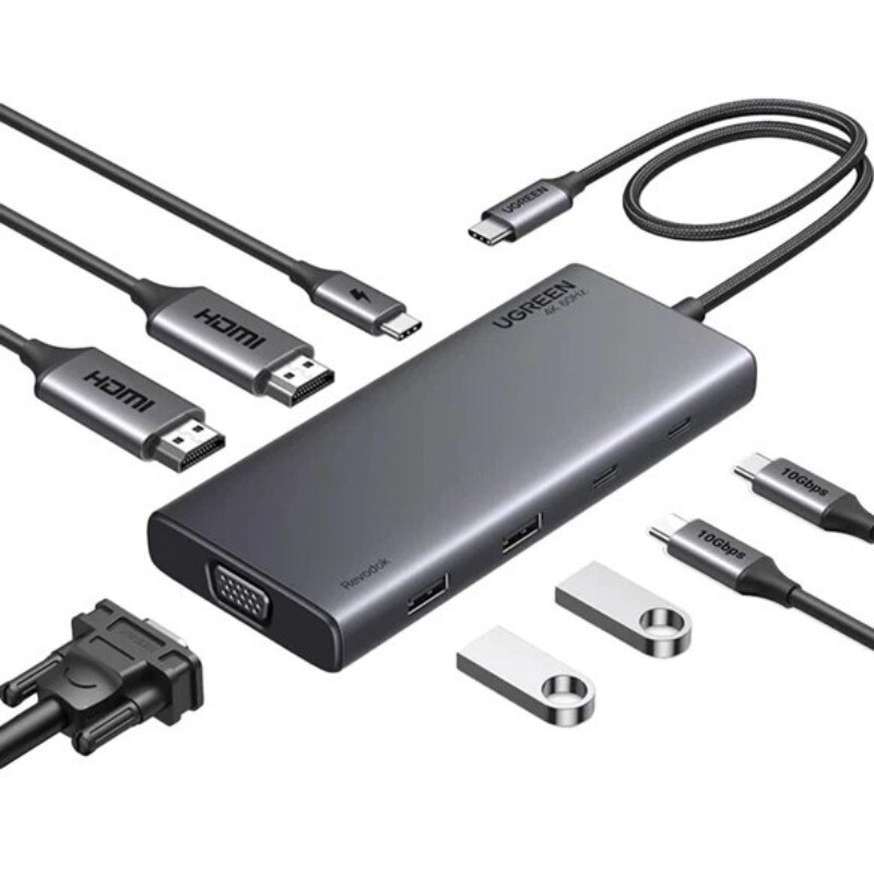 هاب 8 پورت Type-C یوگرین CM639-35588 - 2