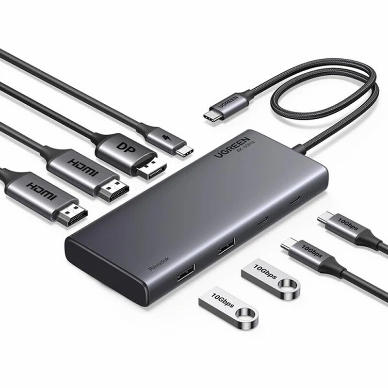 هاب 8 پورت Type-C یوگرین CM639-35625 - 3