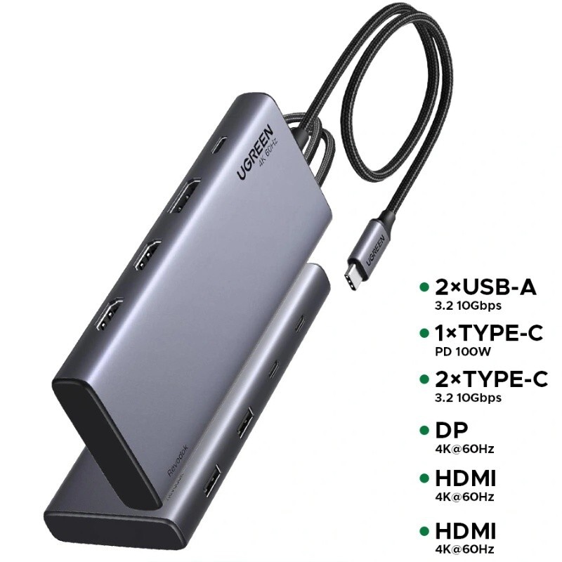 هاب 8 پورت Type-C یوگرین CM639-35625 - 4