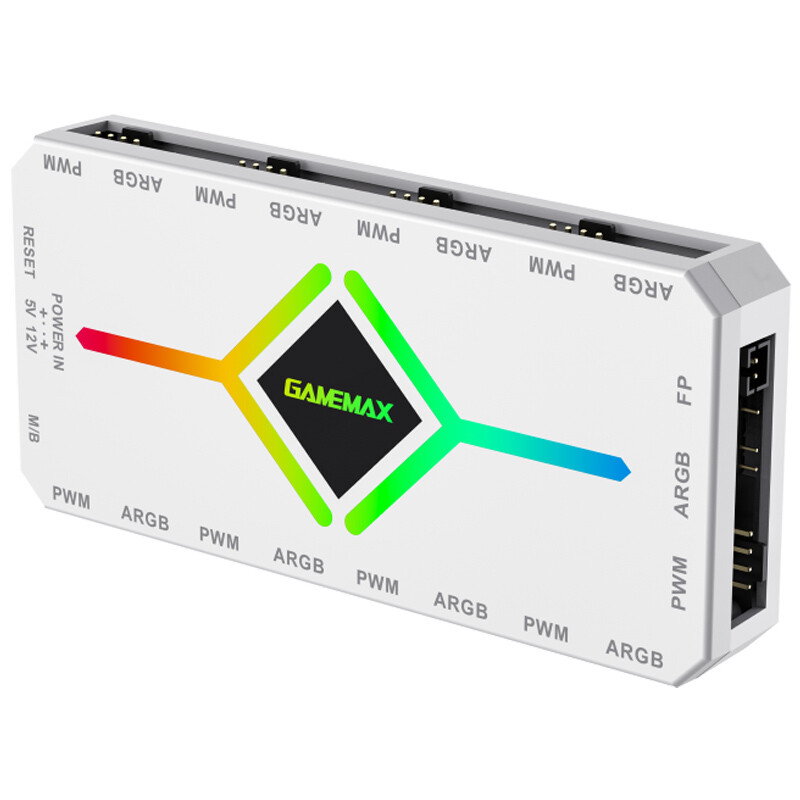 هاب فن و کنترلر نورپردازی گیم مکس GameMax V4.0 ARGB 18Port - 3