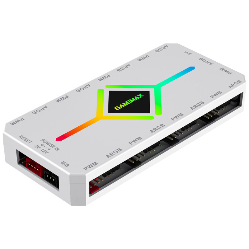 هاب فن و کنترلر نورپردازی گیم مکس GameMax V4.0 ARGB 18Port - 5