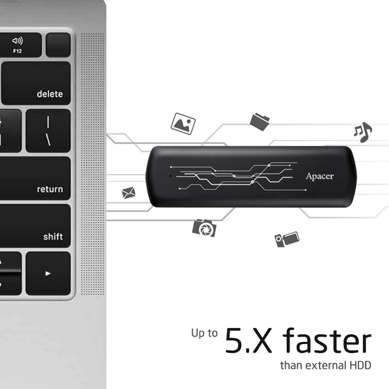 حافظه اکسترنال SSD اپیسر Apacer AS722 512GB - 6