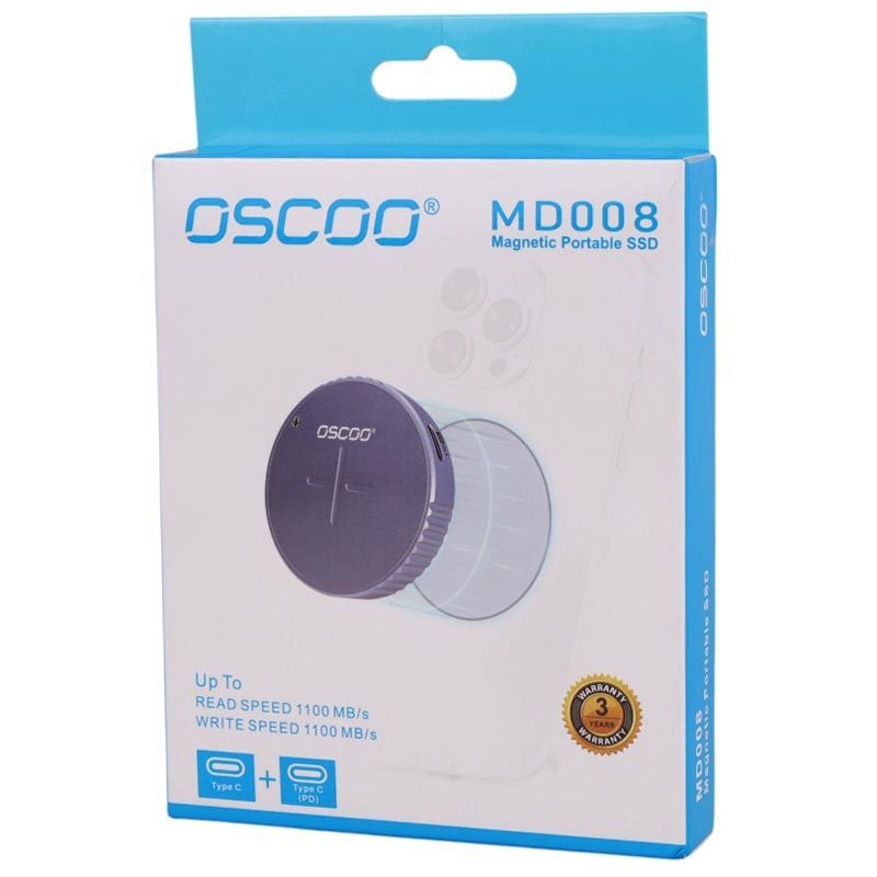 حافظه اکسترنال SSD اوسکو Oscoo MD008 1TB - 8