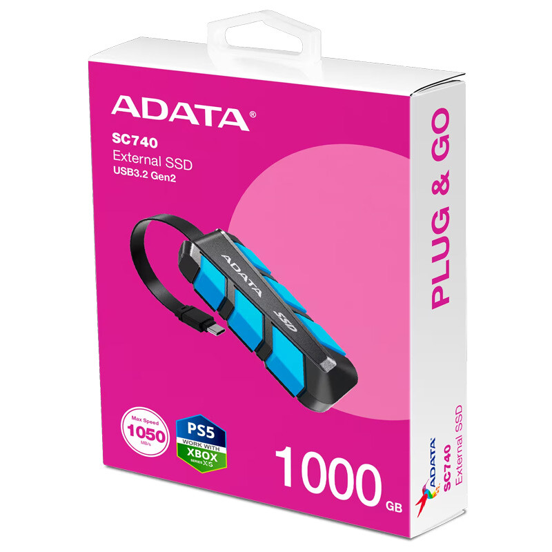 حافظه اکسترنال SSD ای دیتا Adata SC740 1TB - 7