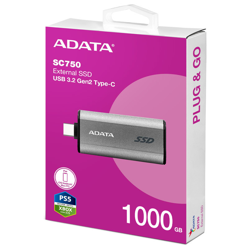 حافظه اکسترنال SSD ای دیتا ADATA SC750 1TB - 2