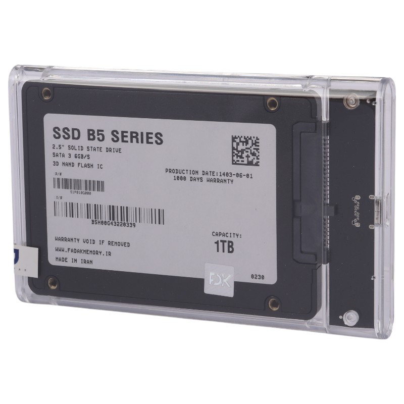 حافظه اکسترنال SSD فدک FDK 1TB + هدیه باتری - 5