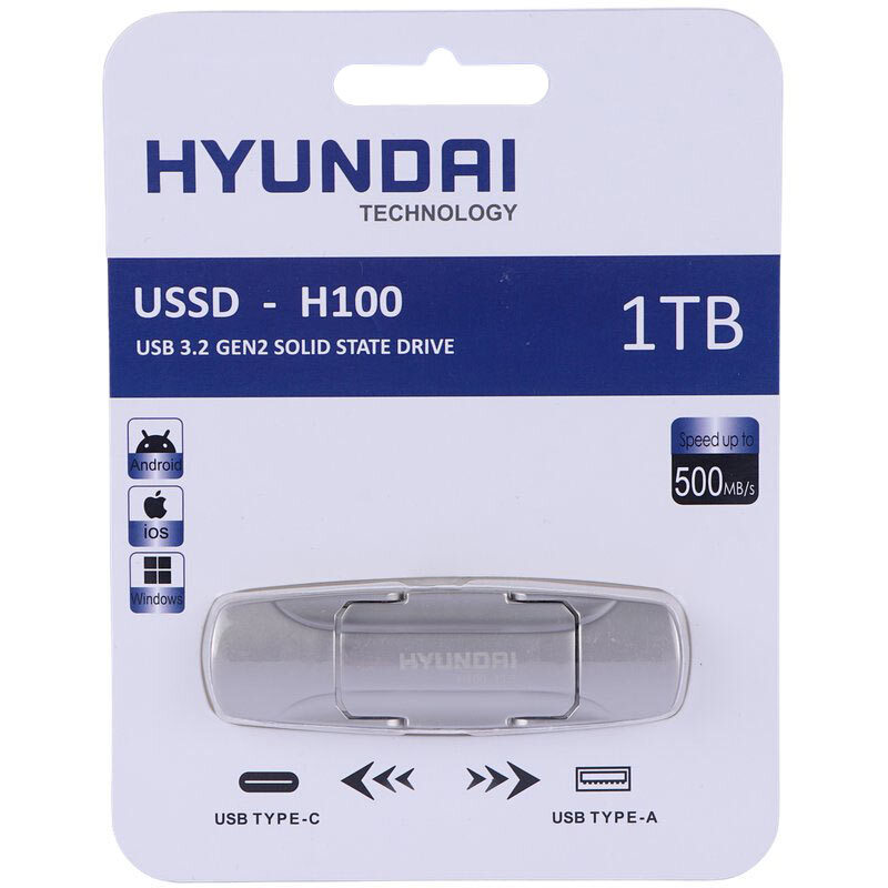 حافظه اکسترنال SSD هیوندای Hyundai H100 1TB - 2
