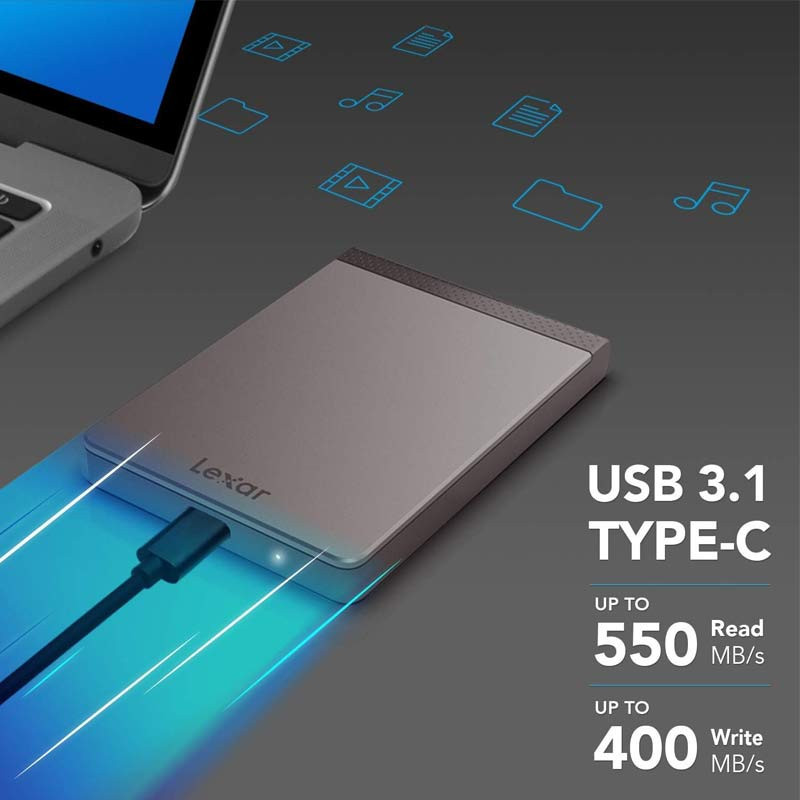 حافظه اکسترنال SSD لکسار Lexar SL200 2TB - 4