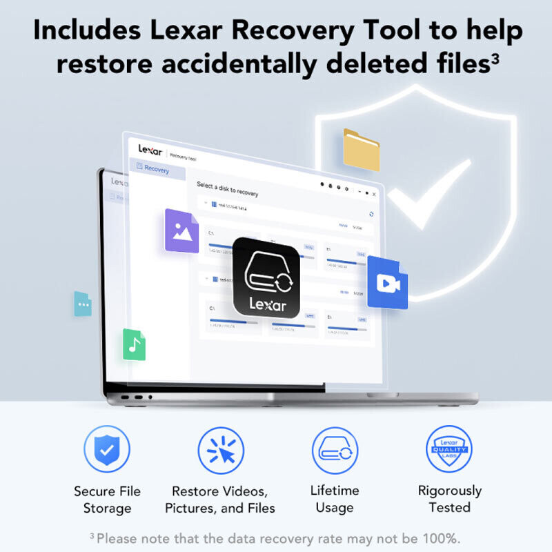 حافظه اکسترنال SSD لکسار Lexar SL300 2TB - 3
