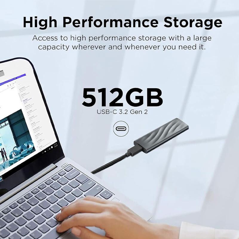 حافظه اکسترنال SSD لنوو Lenovo PS8 512GB - 3
