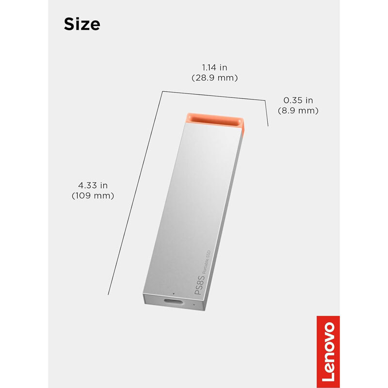 حافظه اکسترنال SSD لنوو Lenovo PS8S 1TB - 8