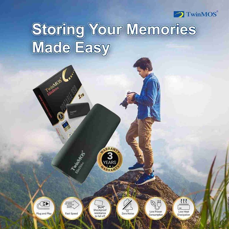 حافظه اکسترنال SSD توین موس TwinMOS EliteDrive 1TB - 4