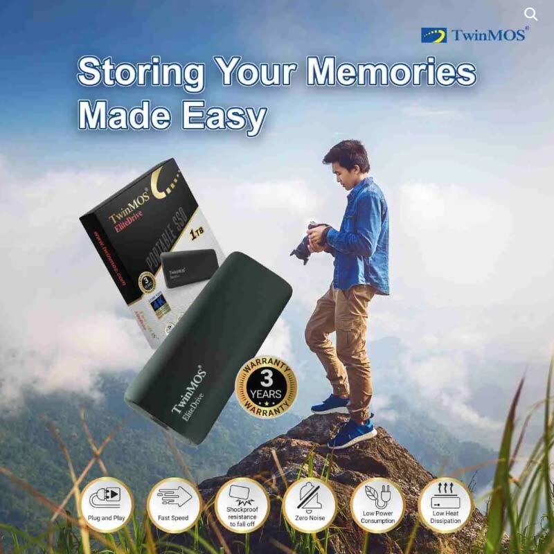 حافظه اکسترنال SSD توین موس TwinMOS EliteDrive 2TB - 5