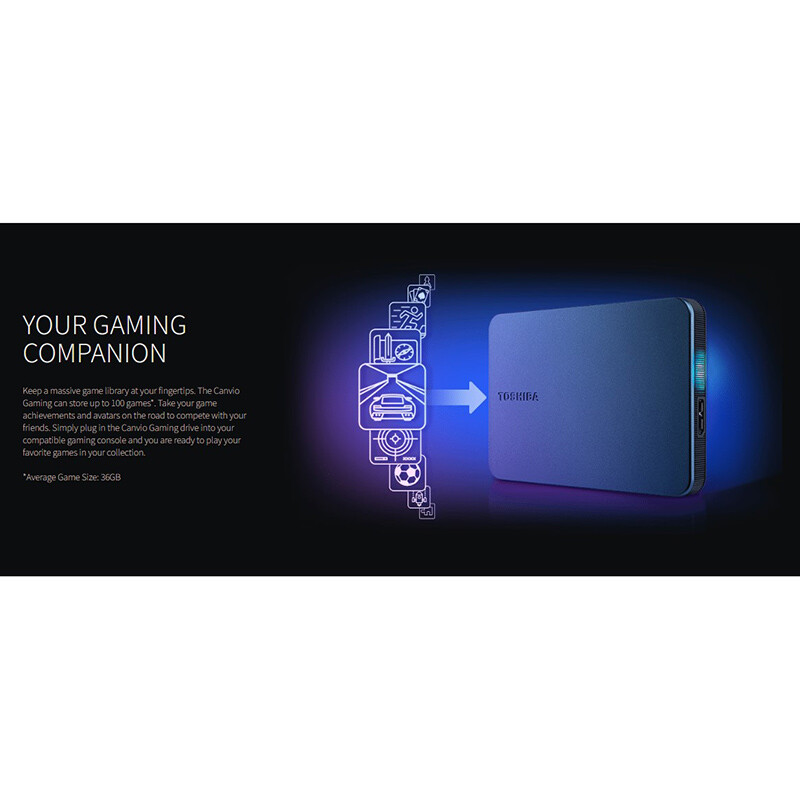 هارد اکسترنال توشیبا Gaming Canvio 4TB - 5