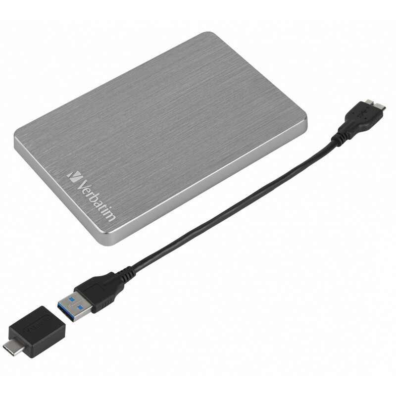 هارد اکسترنال ورباتیم Verbatim Store n Go ALU Slim 2TB - 6