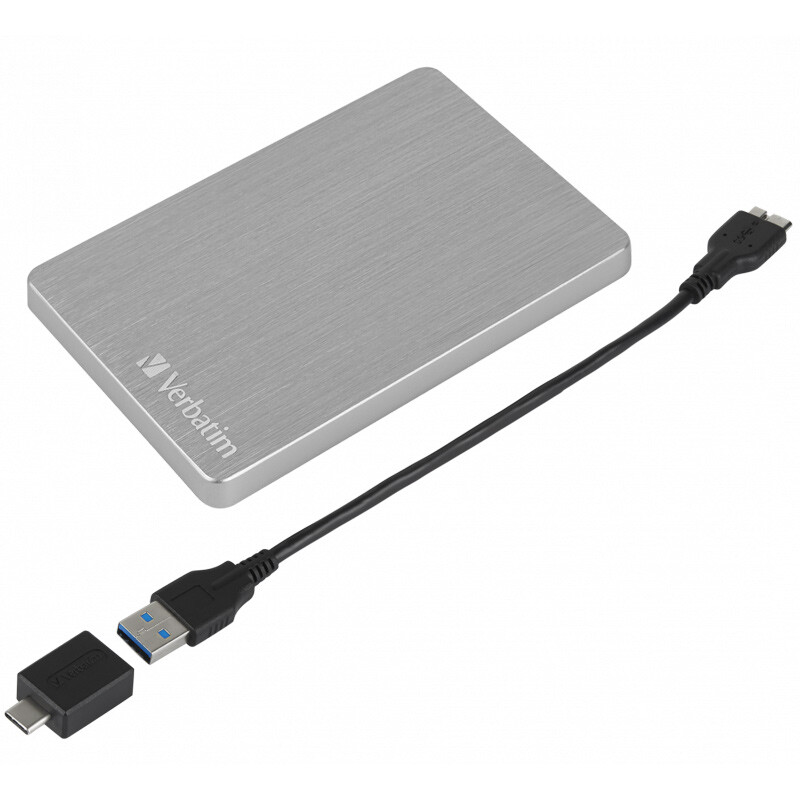 هارد اکسترنال ورباتیم Verbatim Store n Go ALU Slim 2TB - 7