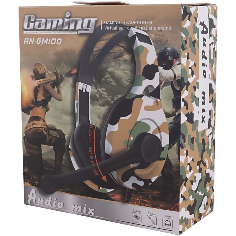 هدست گیمینگ سیم دار AN-GM100 - 8