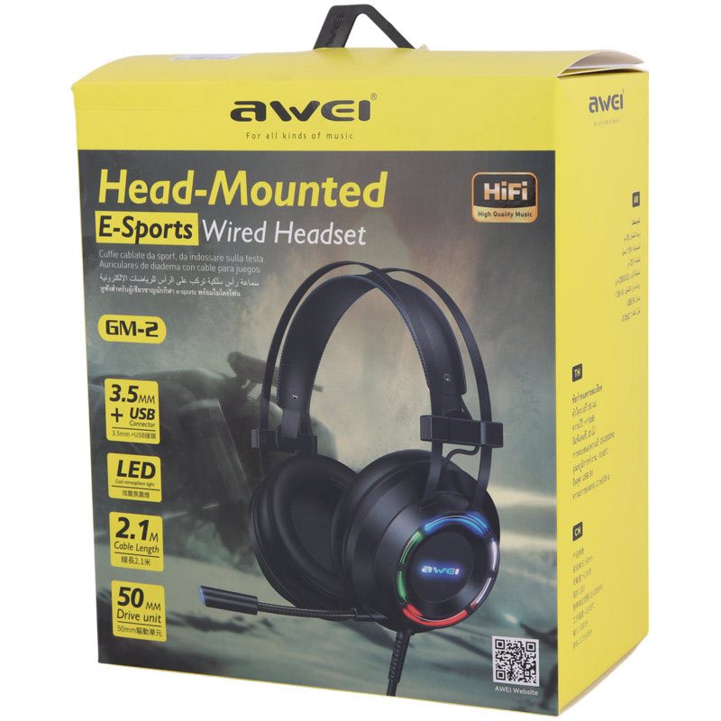 هدست گیمینگ سیم دار Awei GM-2 - 7